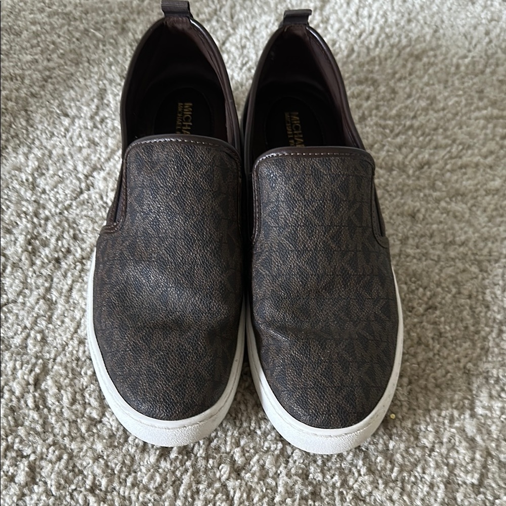 Michael Kors Men's Brown Slip-On Shoes